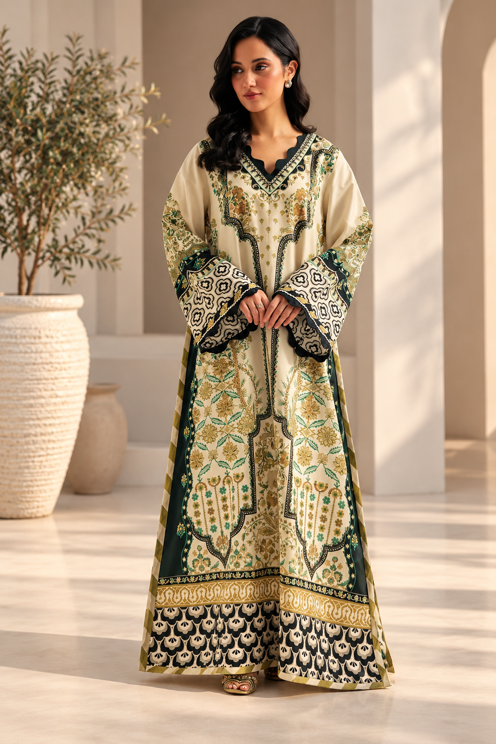 BRIT- GL 2 piece winter linen designer collection B837