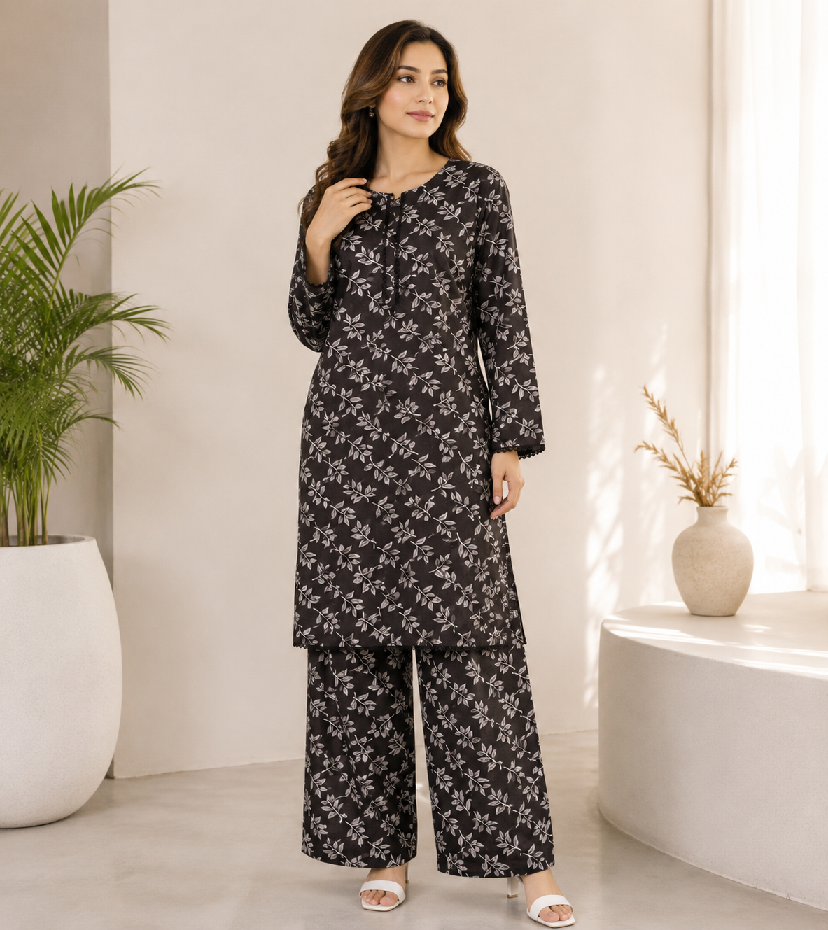 BRIT 2 piece luxury lawn collection ladies dress B663