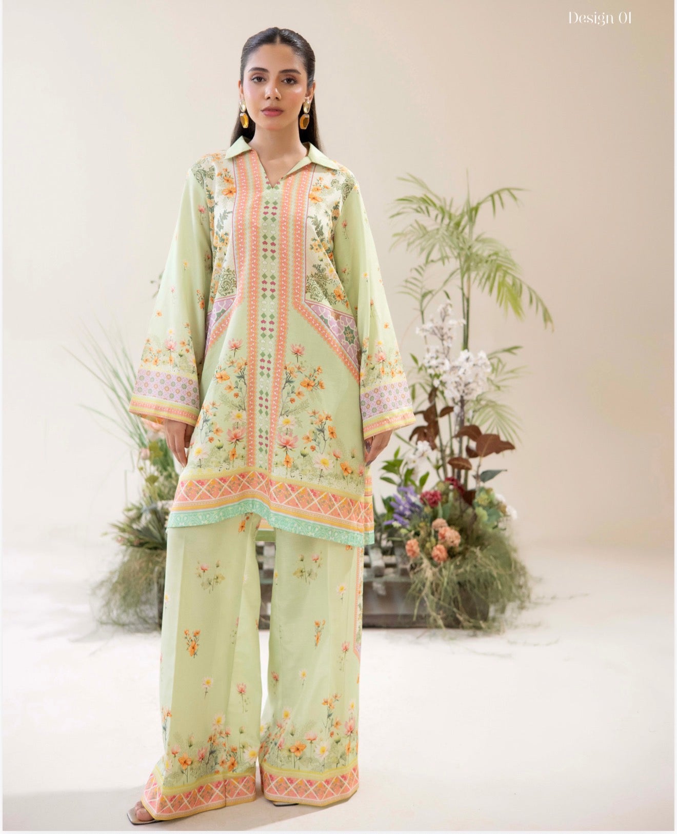 Adan Liba’s 2 piece luxury lawn collection ladies dress B686