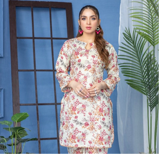 M print inspired 2 piece Lawn_81015 Pakistani ladies suit B173