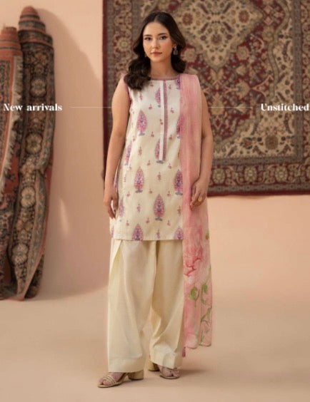 JESMINE INSPIRED 3 piece luxury lawn collection ladies dress B669