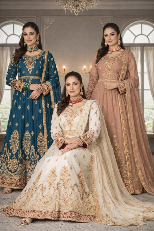 Brit 3 piece Chiffon _81042 Pakistani ladies suit B467