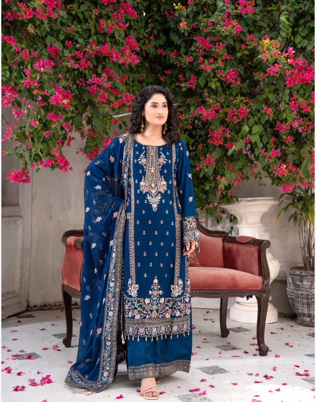 Maria B inspired 3 piece luxury chiffon B642