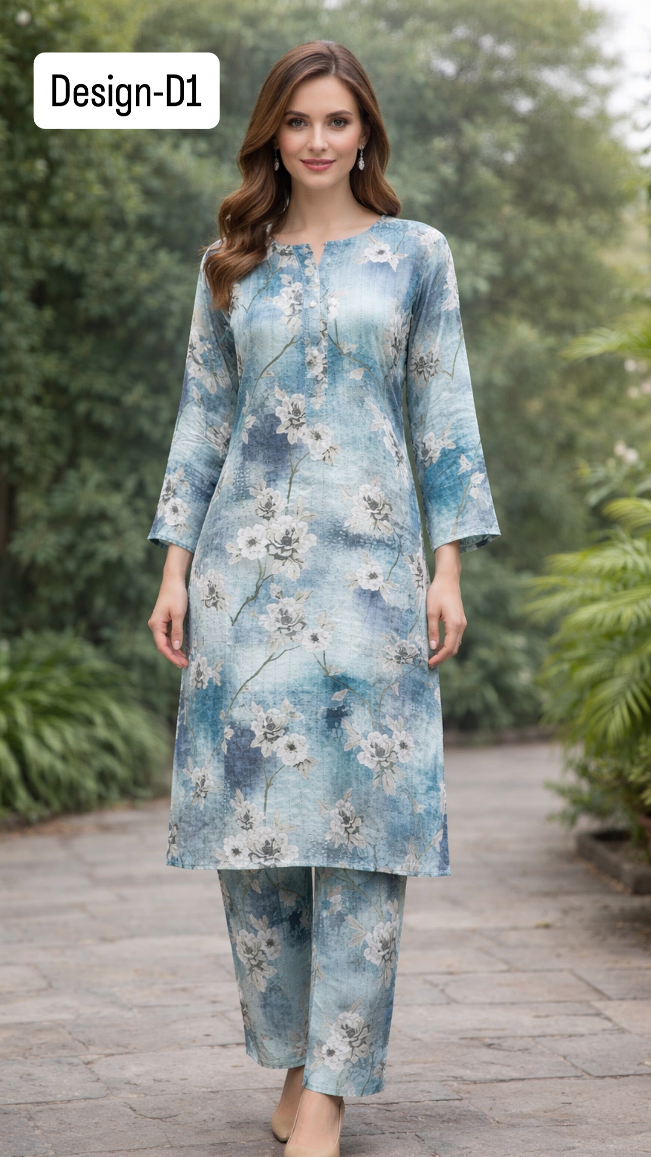 Brit 2 piece Dhanak Pakistani ladies Winter collection suit B399