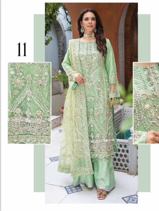 Areej original Designer 3 piece luxury chiffon_81042 Pakistani ladies suit B248