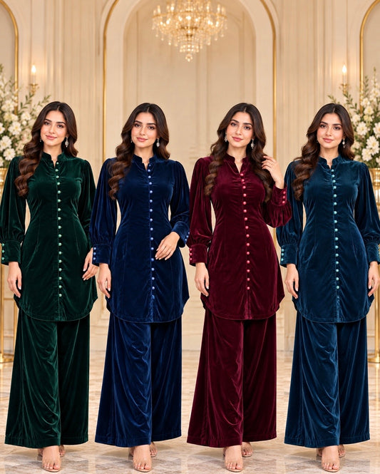 BRIT- GL 2 piece micro velvet designer collection B832