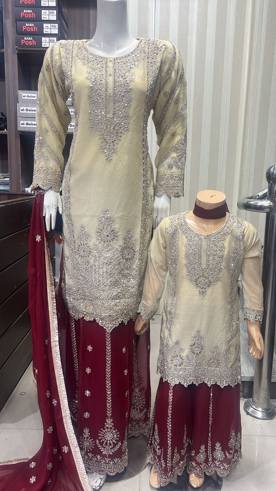 Brit Mother and Daughter 3 piece Chiffon_81041 B178