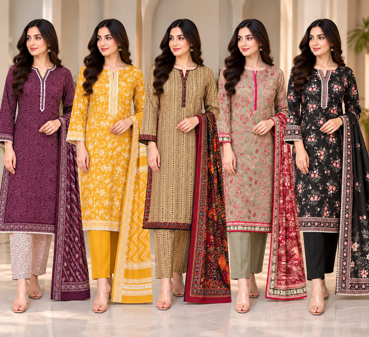 Bin Saeed 3 piece khadar designer collection B816