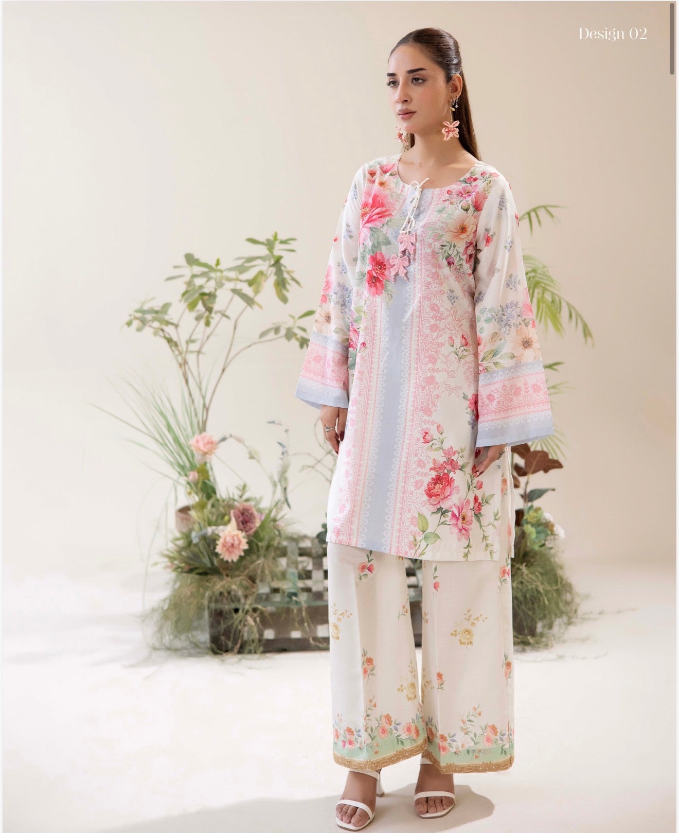 Adan Liba’s 2 piece luxury lawn collection ladies dress B686
