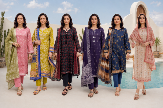 Sana Safina’s inspired 3 piece luxury lawn dress B695