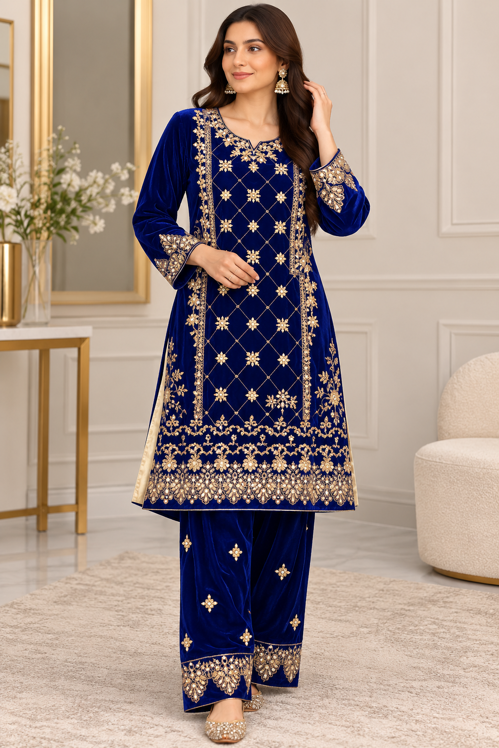 Brit 2 piece Valvet designer collection B815