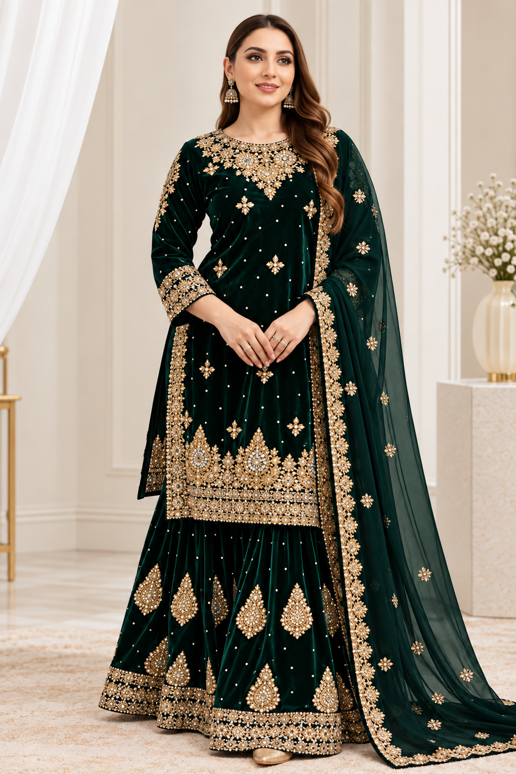 BRIT - GL 3 piece valvet designer collection B807
