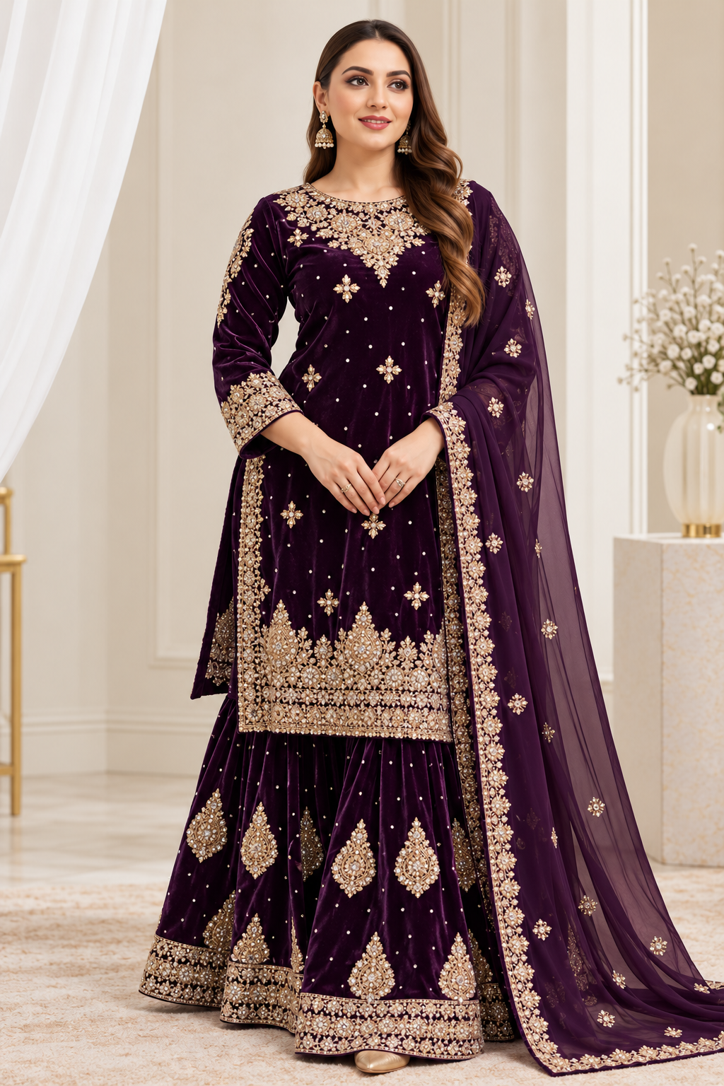 BRIT - GL 3 piece valvet designer collection B807