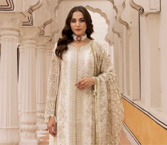 Nureh “3 piece luxury organza_81042 Pakistani ladies suit B194