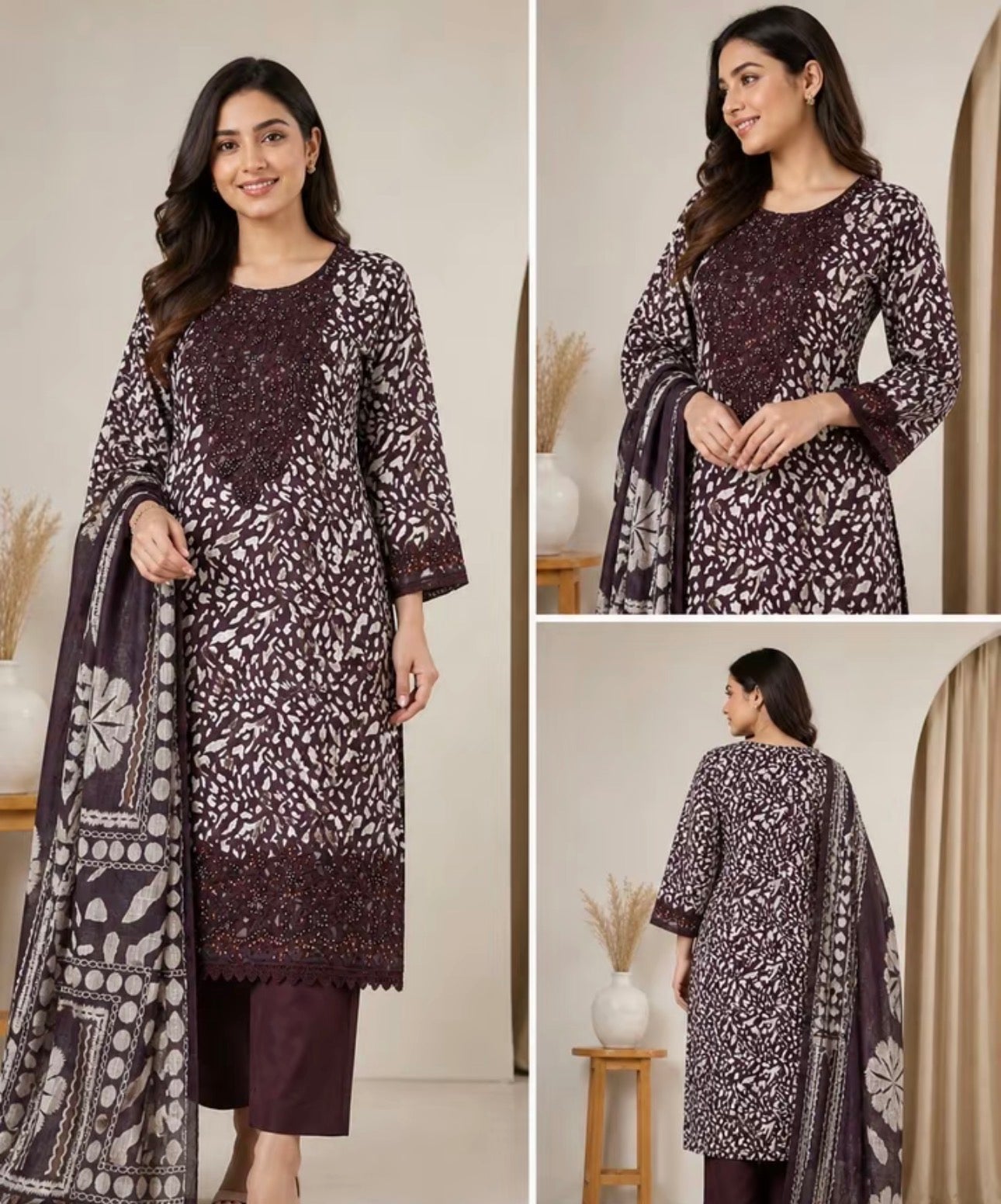 Brit 3 piece ladies viscous collection B581