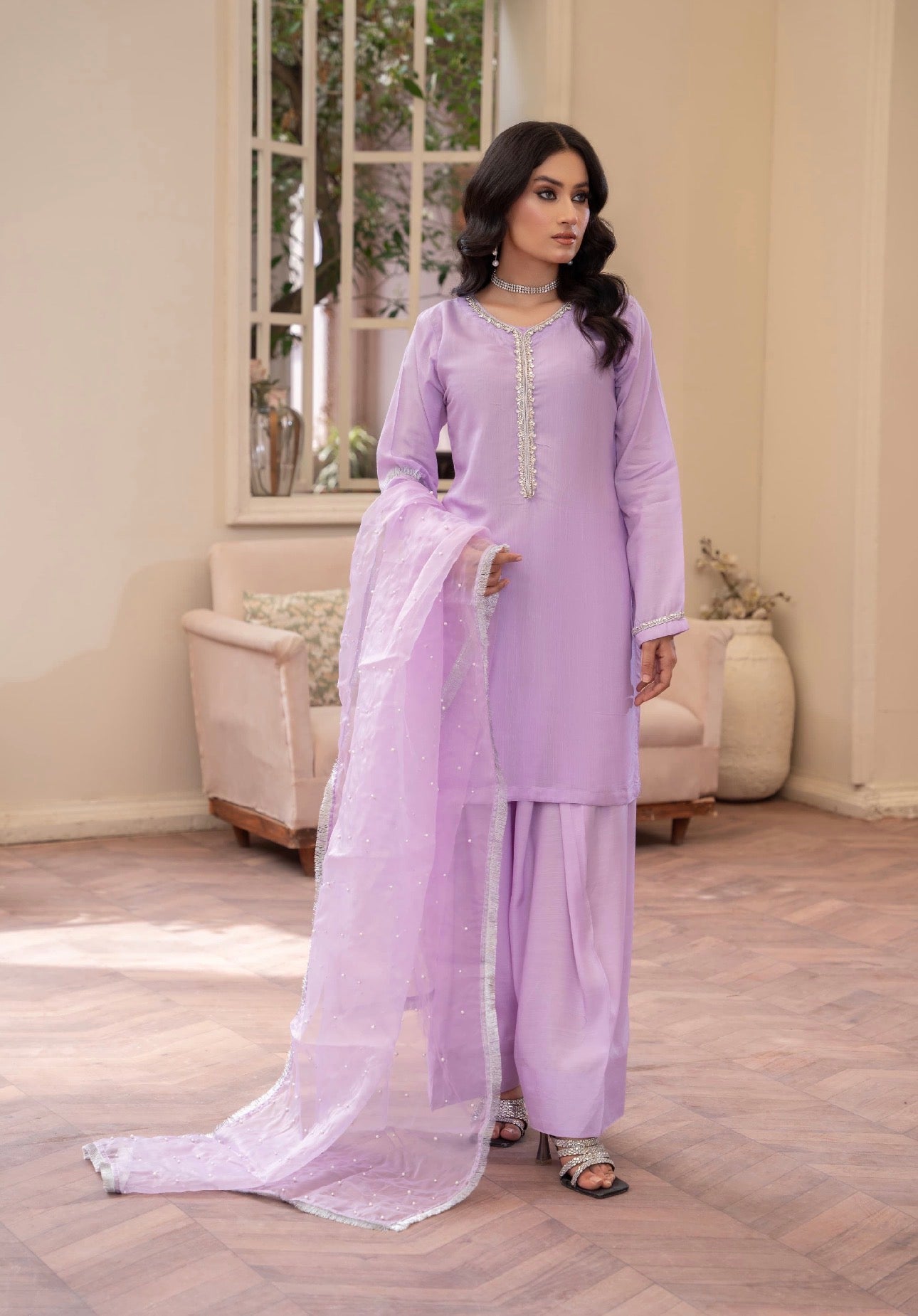 Brit 3 piece Raw silk  _81042 Pakistani ladies suit B487
