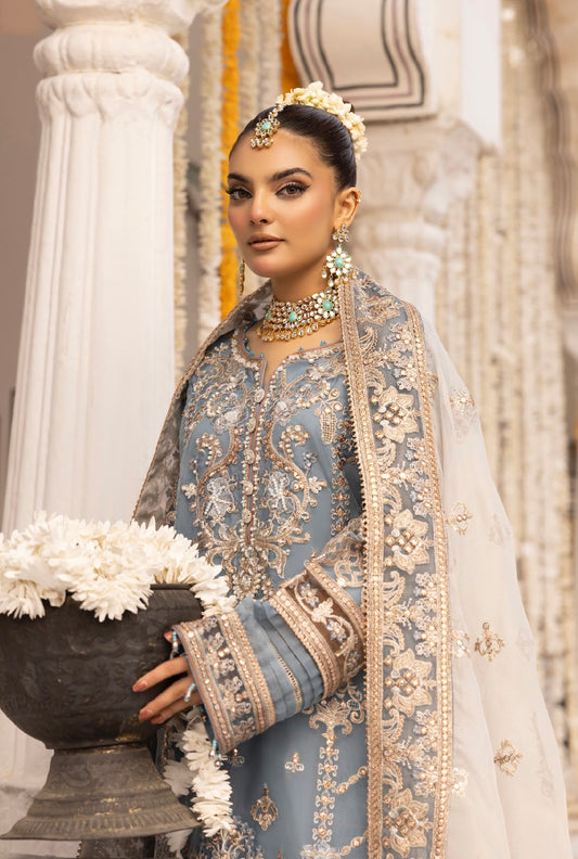 Simrans 3 piece lux wedding wear_100193 Pakistani ladies suit B132