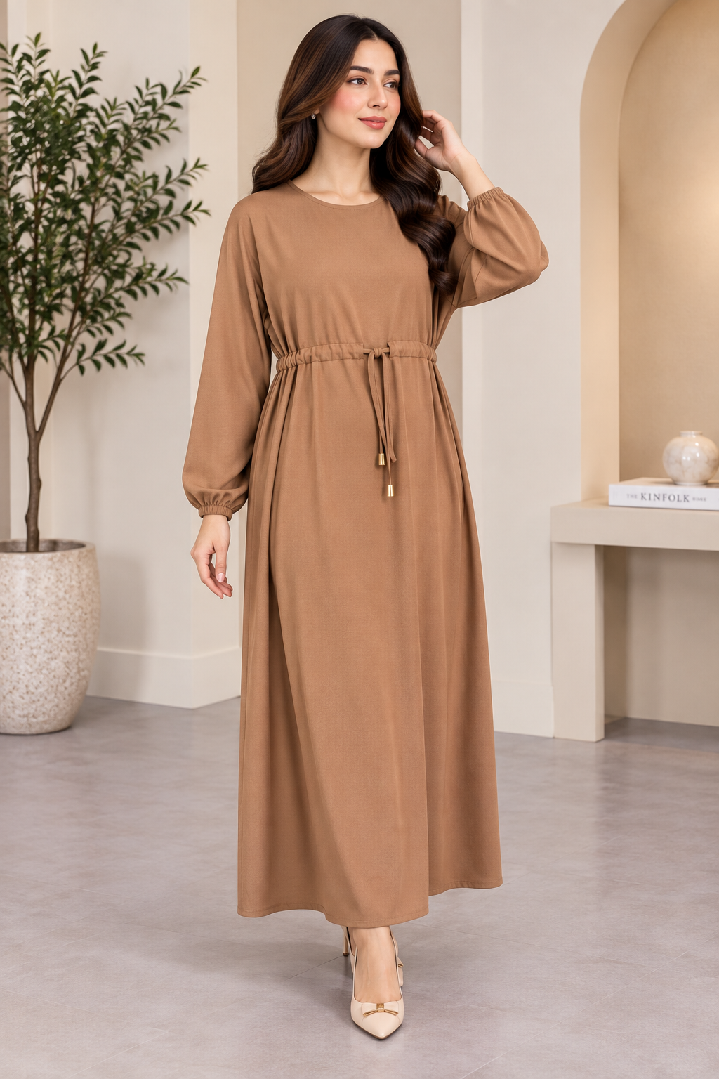 BRIT GL 1 piece modest wear maxi collection  dress B790
