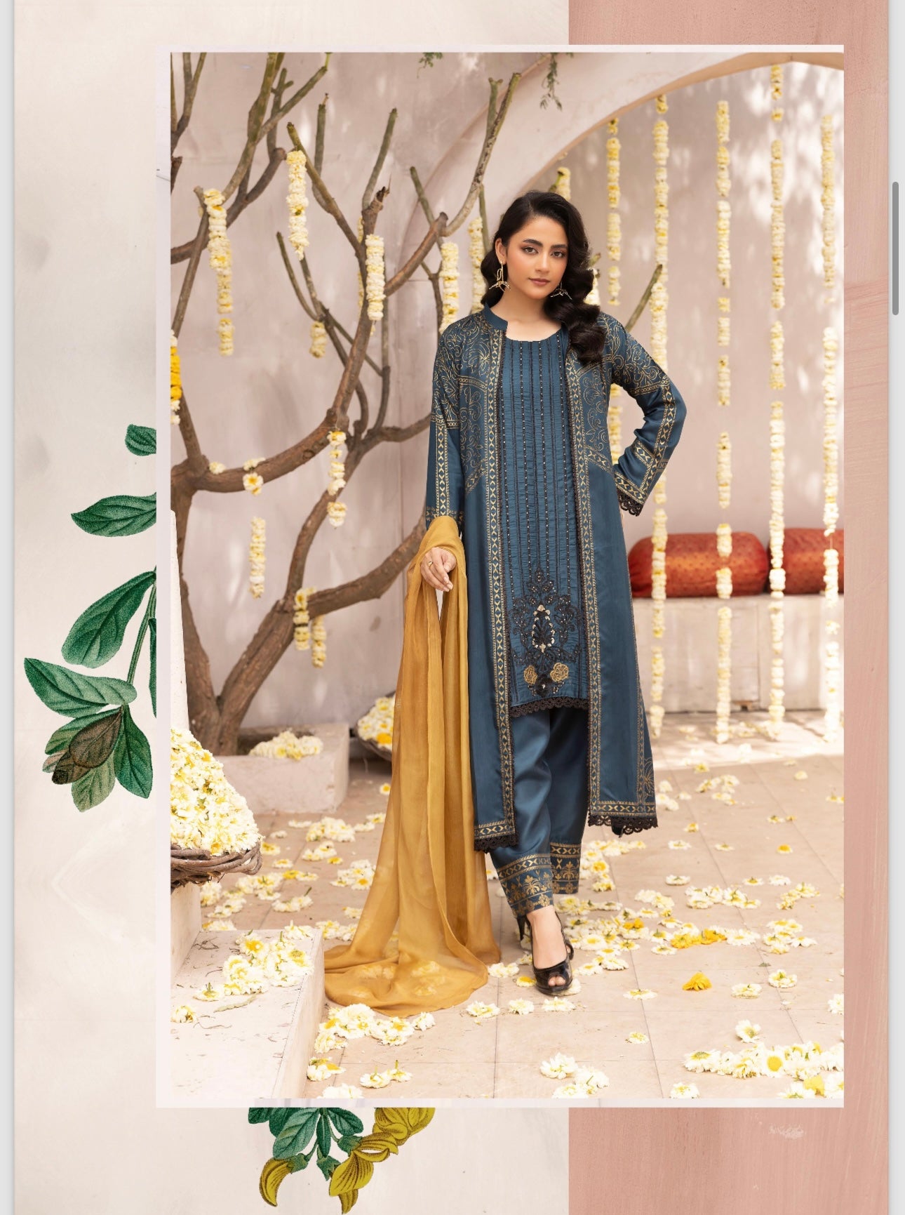 Simrans 3 piece viscose_100298 ladies suit B156