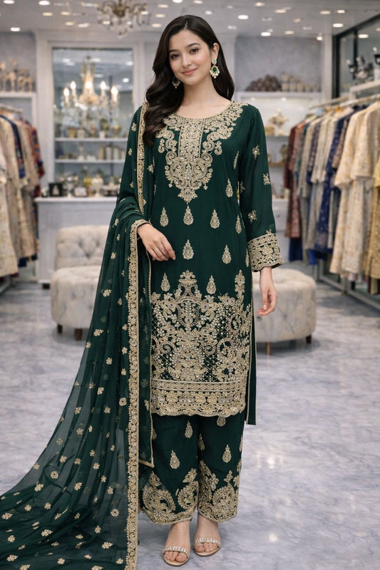 Brit 3 piece chiffon 81042 Pakistani ladies suit B478