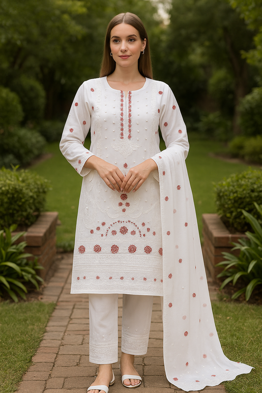 Brit 3 piece luxury chiffon_81042 Pakistani ladies suit  B238