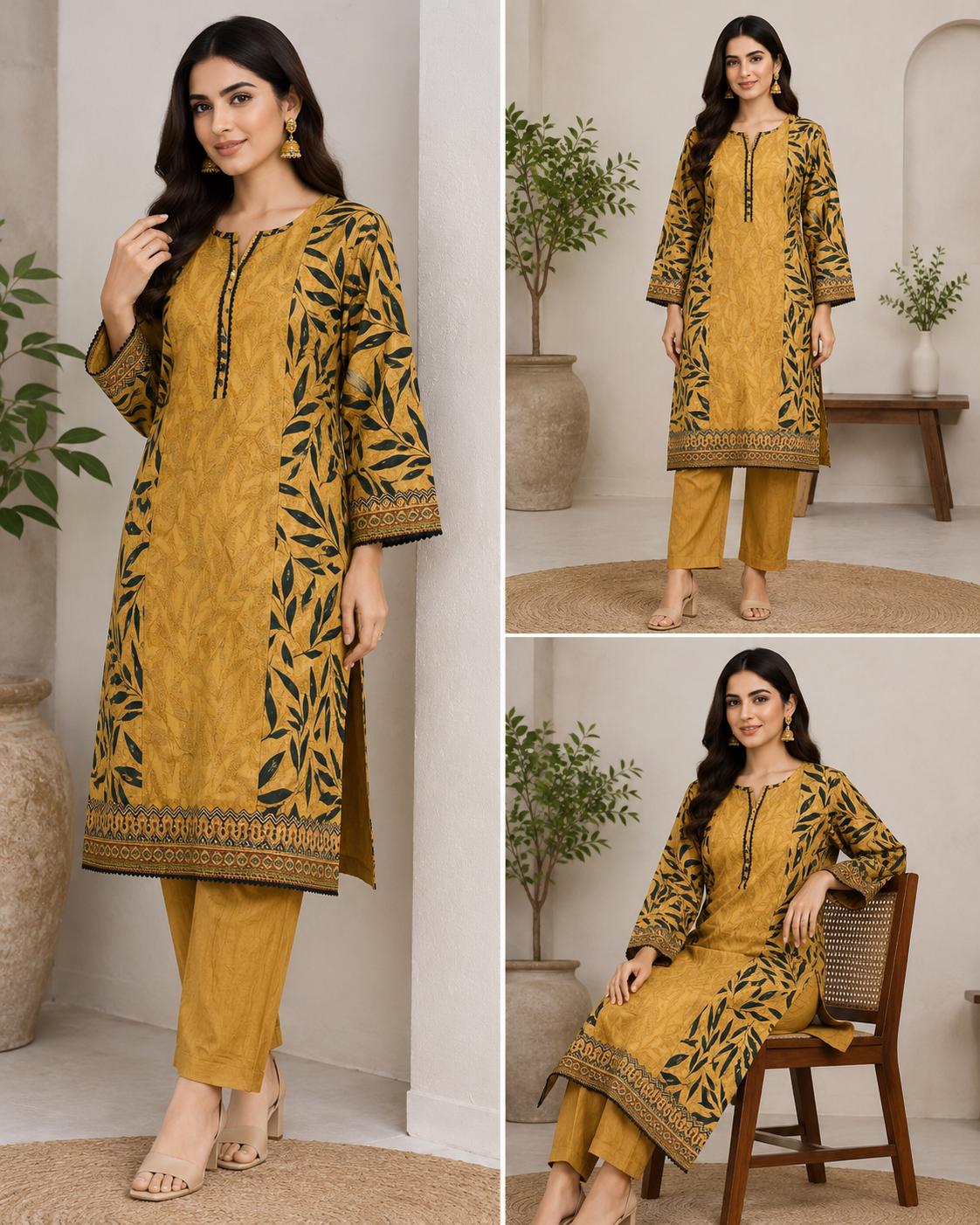BRIT 2 piece luxury lawn collection ladies dress B651