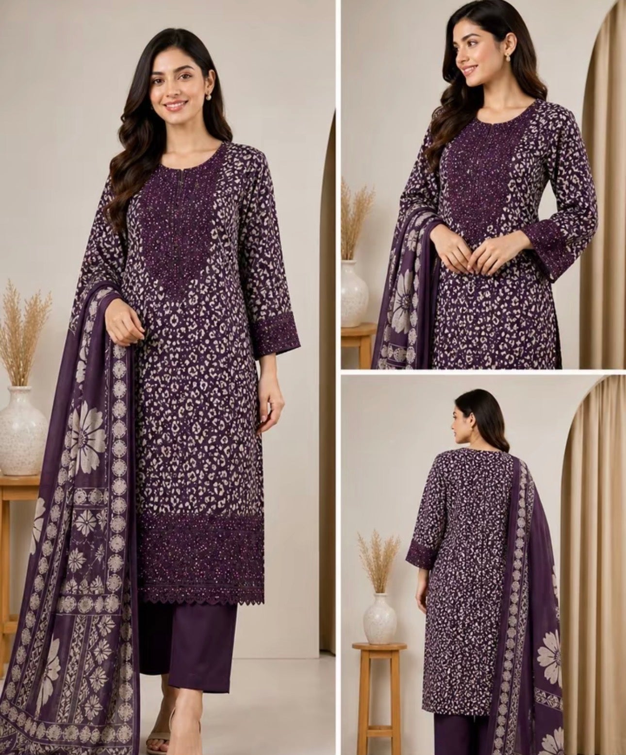 Brit 3 piece ladies viscous collection B581