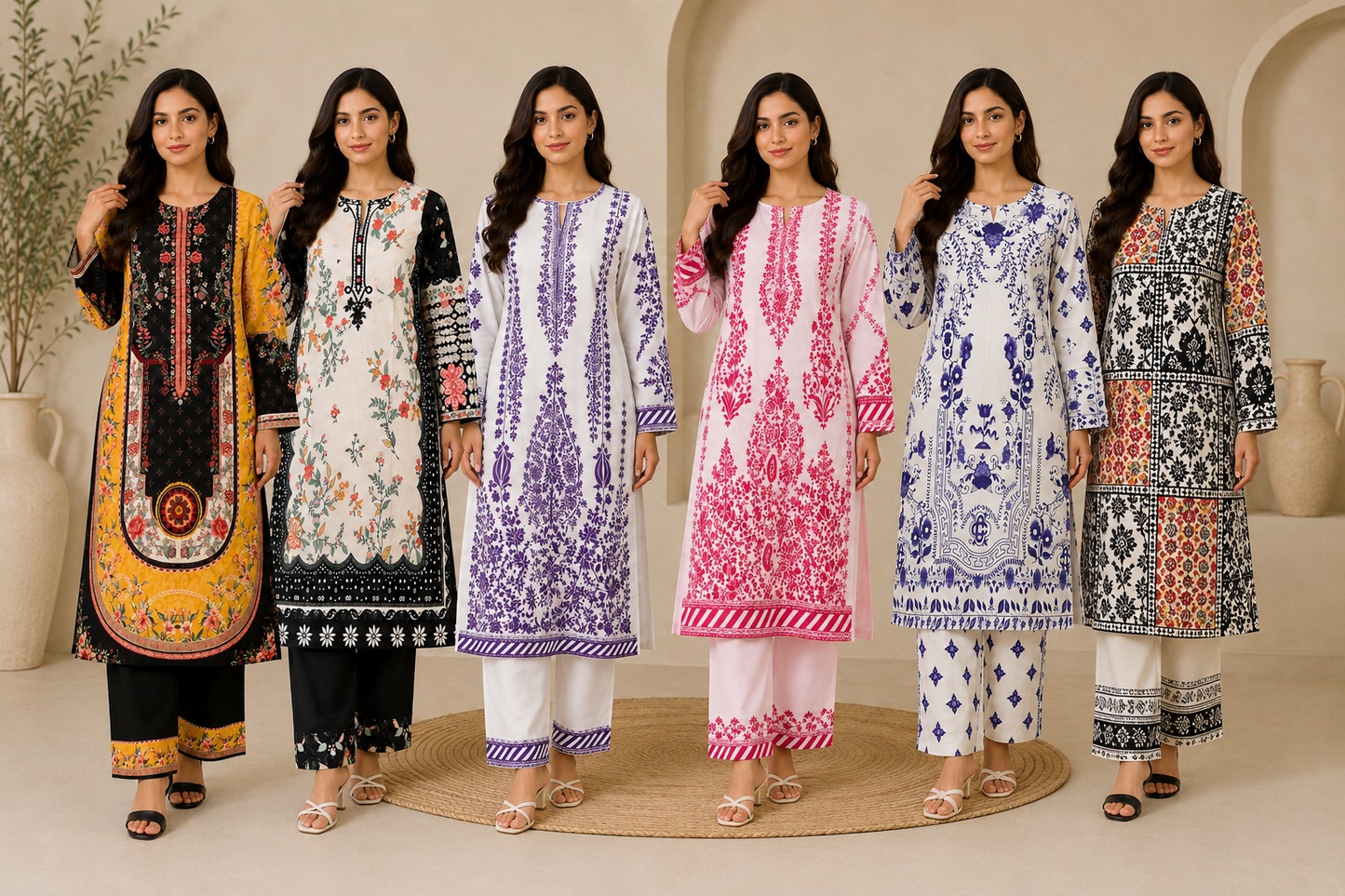 BRIT KAFTAAN 2 piece  lawn crape collection ladies dress B729