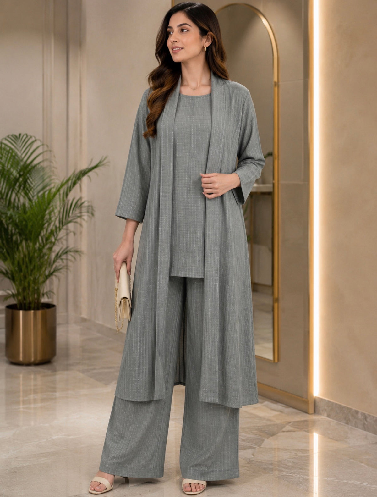BRIT 3 piece georget collection ladies dress B756