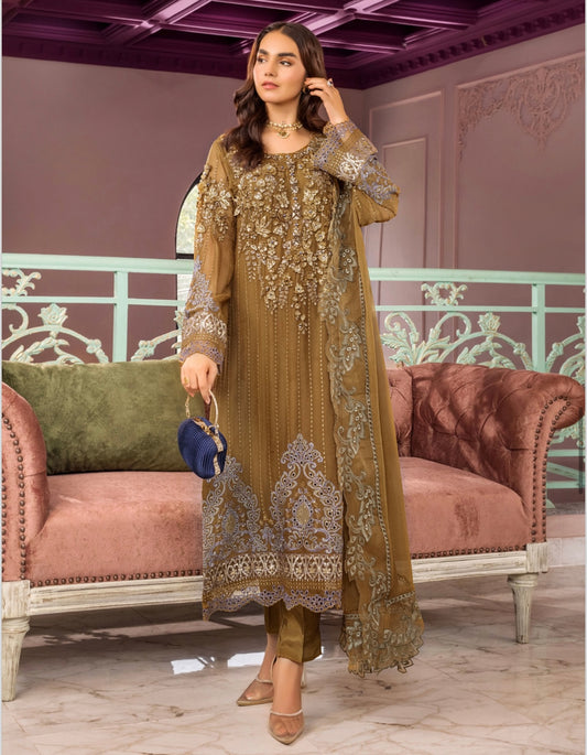 TT ronak mahel luxury chiffon_81042 Pakistani ladies suit B234