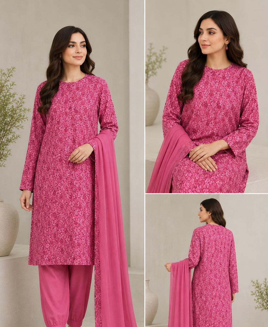 BRIT 3 piece designer Palachi collection ladies dress B746