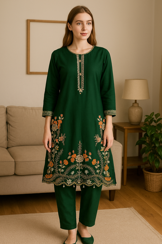 Brit 2 piece linen_81042 Pakistani ladies suit  B281