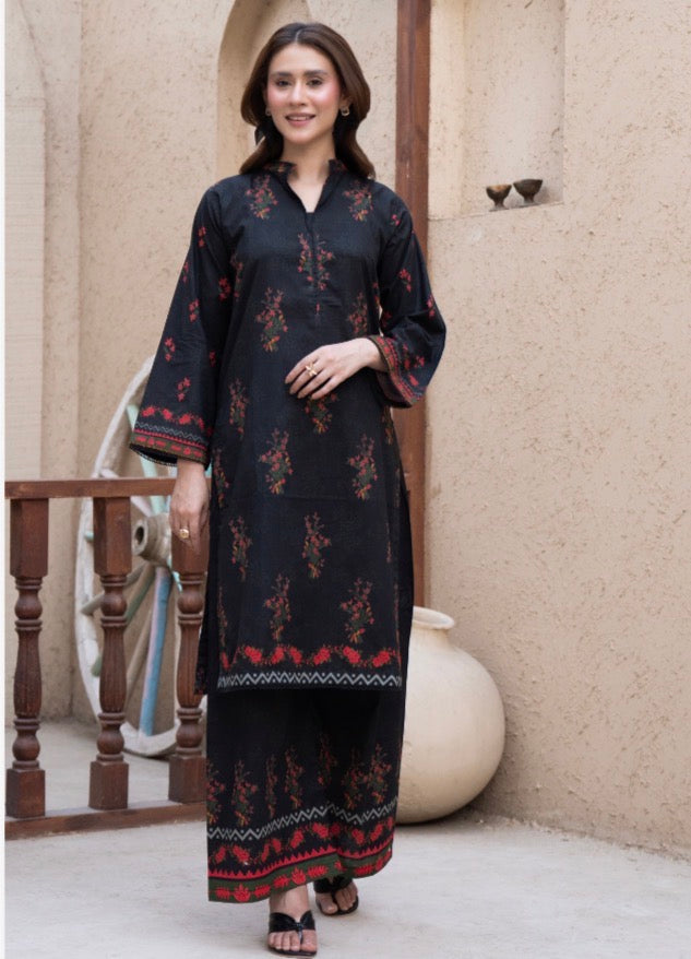 Brit 2 piece lawn collection ladies dress B597