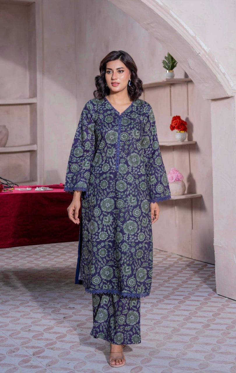 Brit 2 piece cord set summer lawn collection ladies dress B633