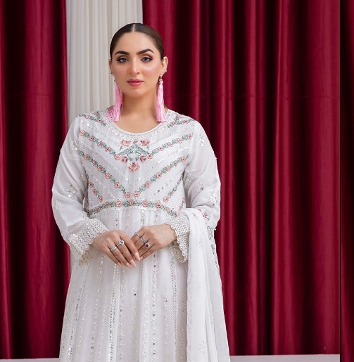 Brit 3 piece luxury chiffon maxi_81042 Pakistani ladies suit B190.