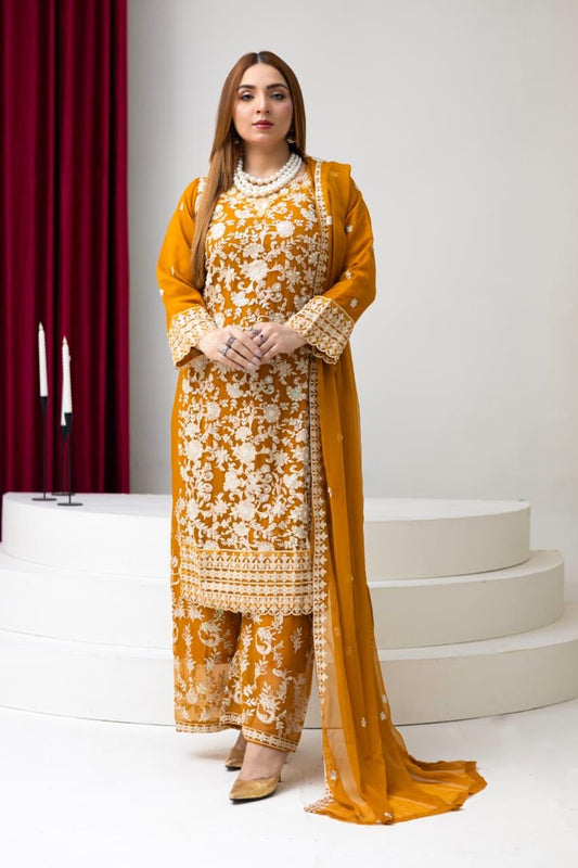 Brit 3 piece chiffon _81042 Pakistani ladies suit B265