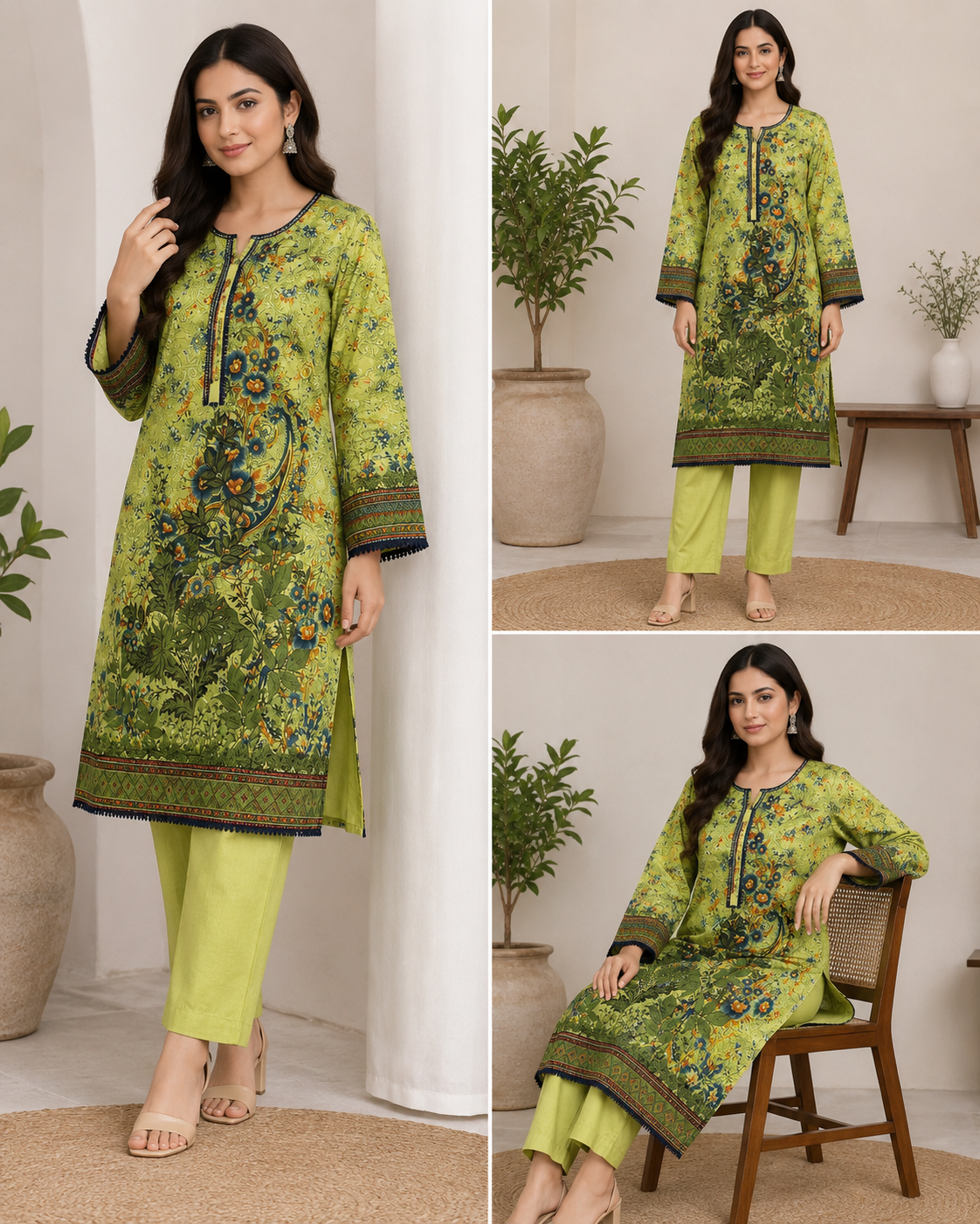 BRIT 2 piece luxury lawn collection ladies dress B651
