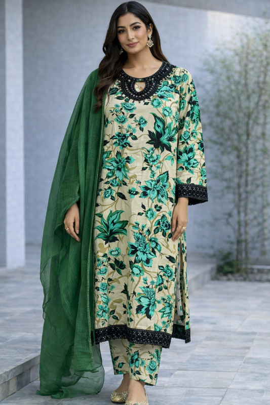 BRIT 3 piece lawn Pakistani ladies suit B542