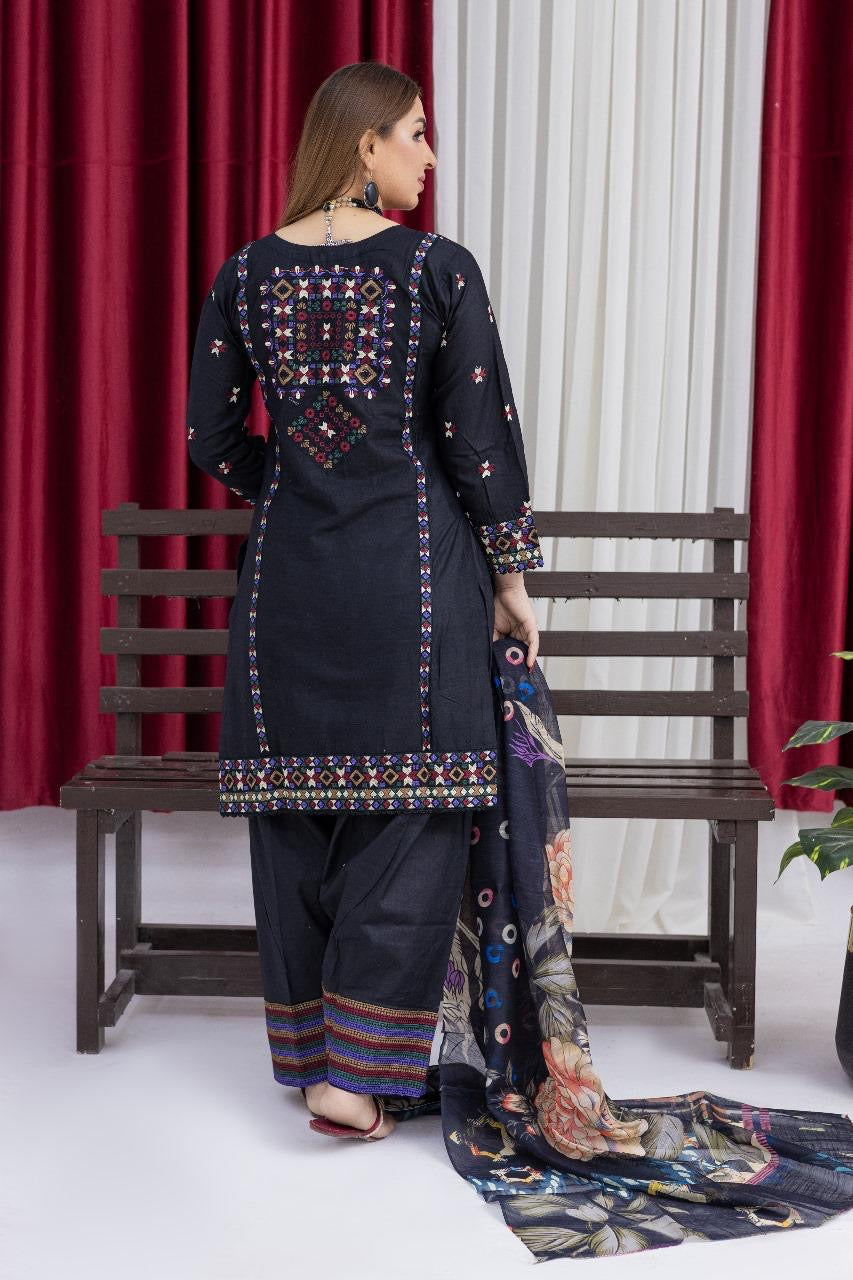 Karma inspired 3 piece lawn _81042 Pakistani ladies suit K182