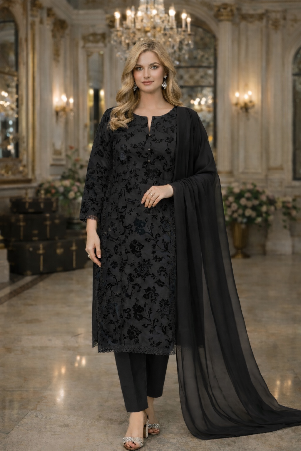 Brit 3 piece Palachi _81042 Pakistani ladies suit B461