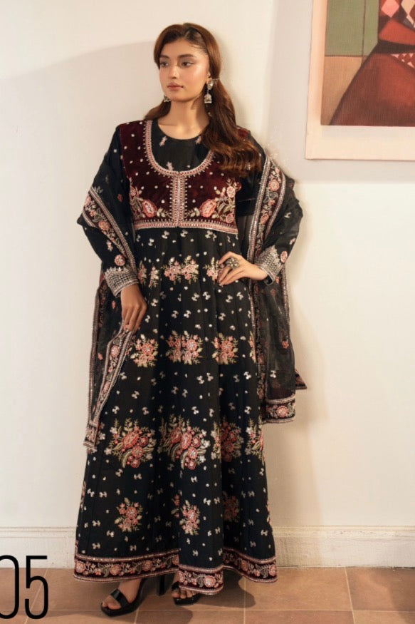 Hussain Rehar Inspired 3 piece luxury linen EID COLLECTION _81042 Pakistani ladies suit B51820