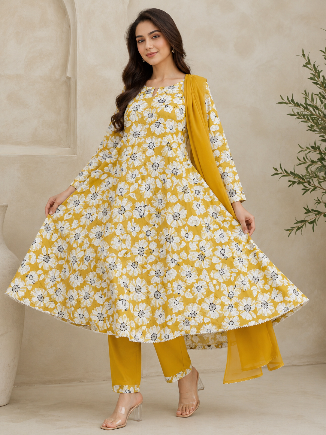 BRIT 3 piece luxury LINEN MAXI ladies dress B661