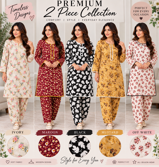 BRIT-GL 2 piece linen casual wear collection  dress B773