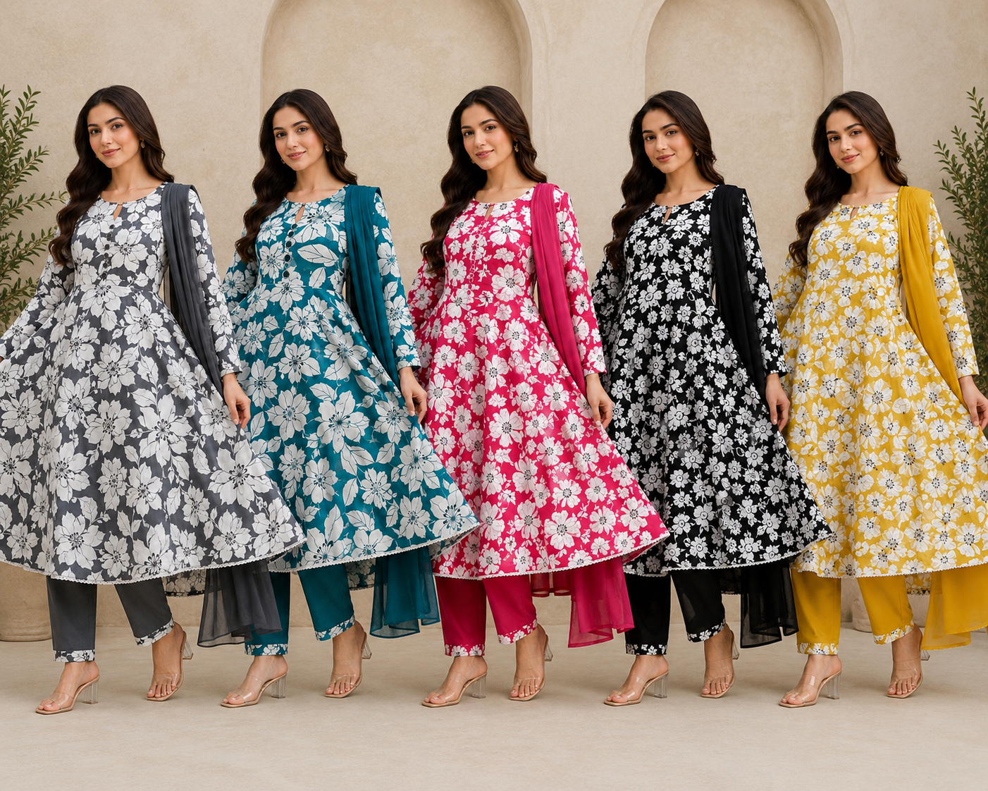 BRIT 3 piece luxury LINEN MAXI ladies dress B661