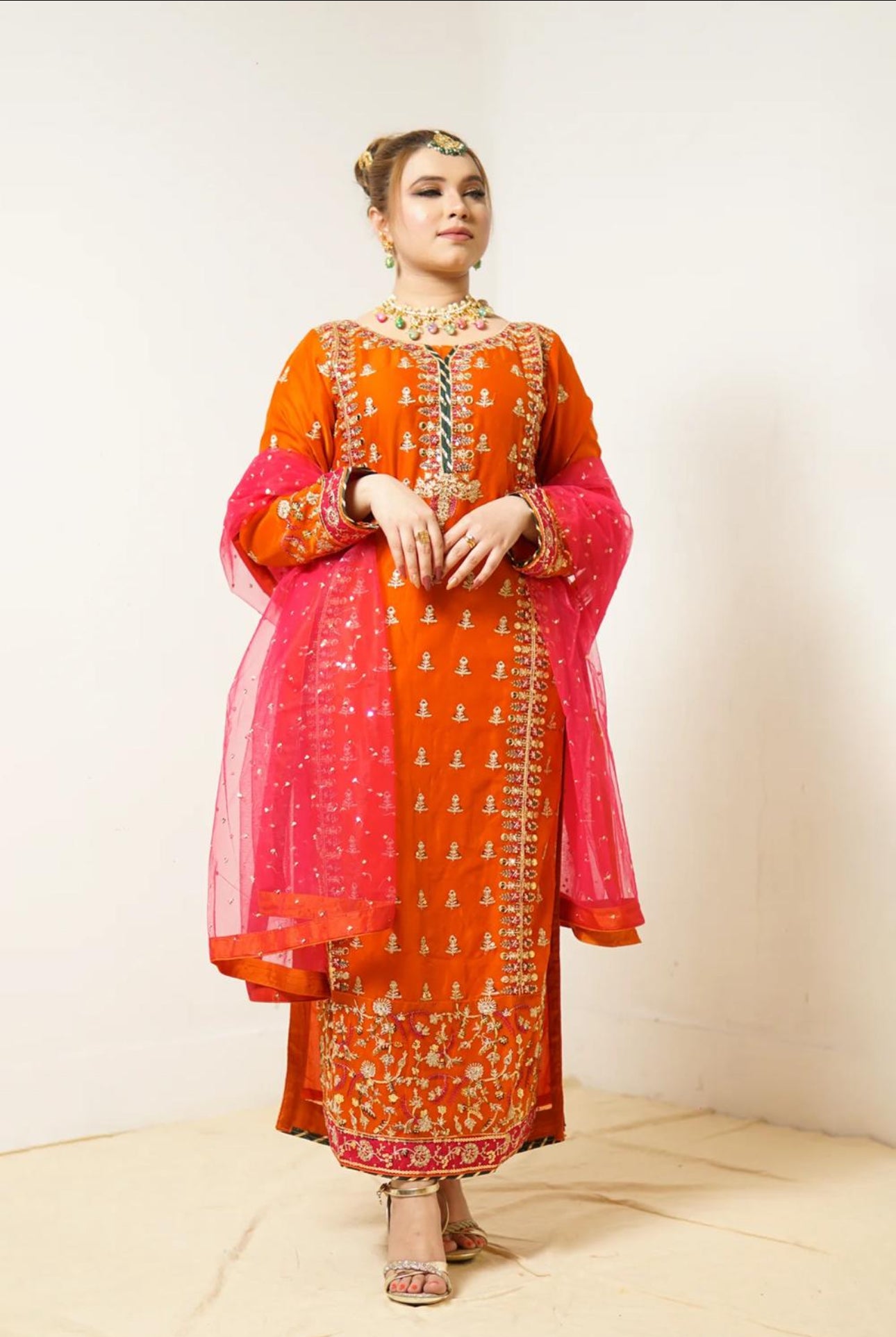 Brit 3 piece chiffon embriodery _321 B223