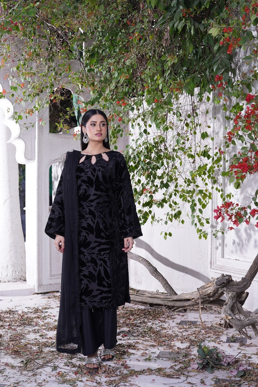 Brit 3 piece Palachi winter collection Pakistani ladies suit B326