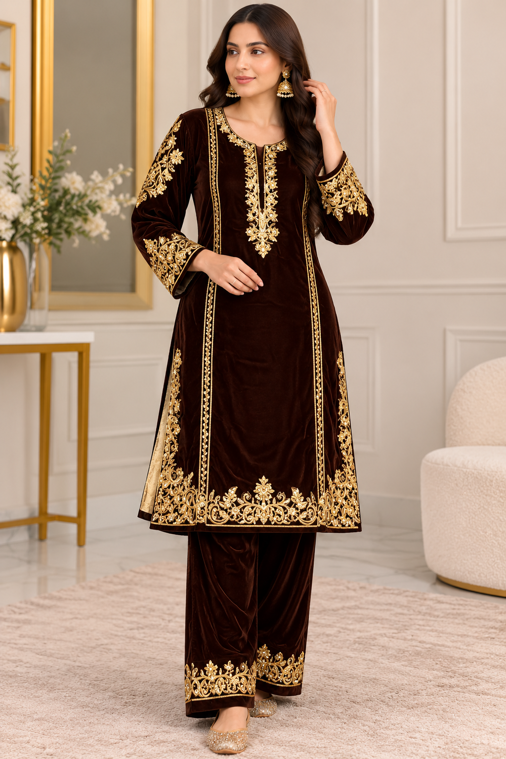 Brit 2 piece Valvet designer collection B815