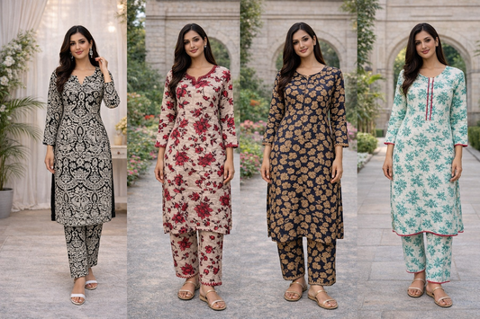 Brit 2 piece linen casual Pakistani ladies suit B561