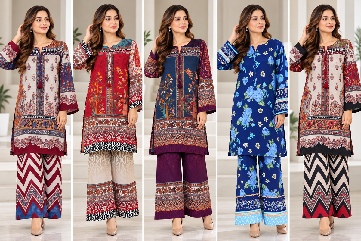 Sada Bhar 2 piece slub khadar designer collection B817