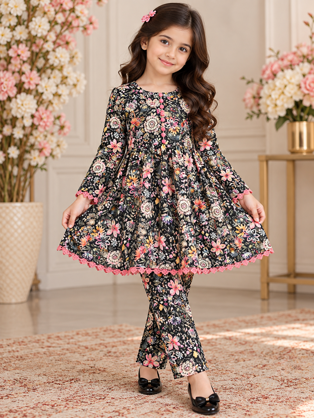 Bin Saeed KIDS- GL 2 piece Khadar collection B801
